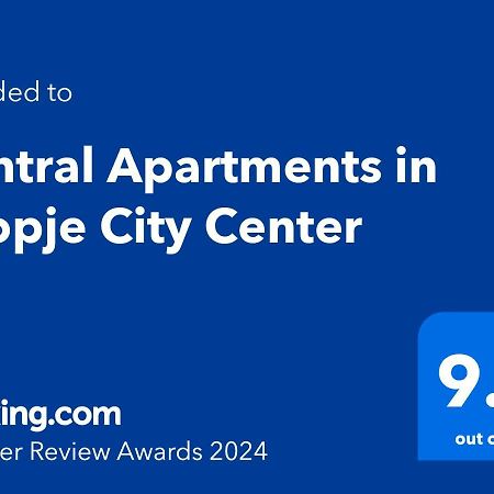 Central Apartments In Skopje City Center المظهر الخارجي الصورة